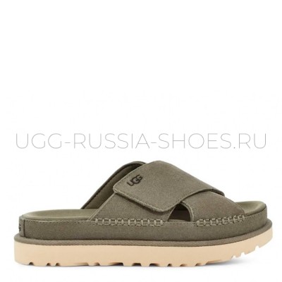 Goldenstar Cross Slide Moss Green